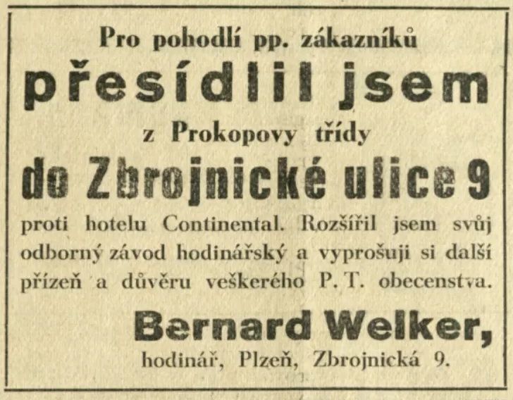 Cesky zapad 28.1.1938 Welker