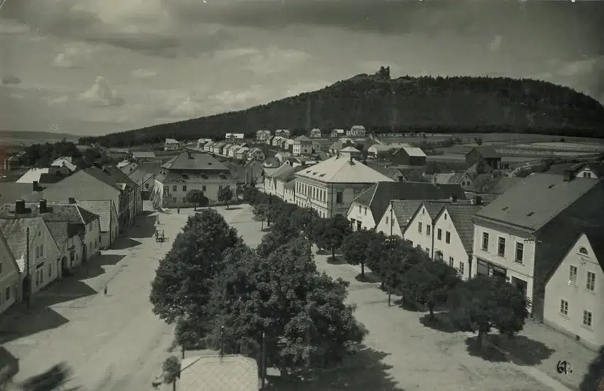 Historická pohlednice Přimdy